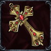red rose sanctuary crucifix symbol