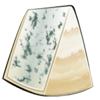 red white and blue cheese symbol