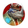 redtail robber cash vault heist police symbol