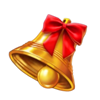 regal spins 10 xmas bell symbol