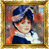 renoir riches woman blue symbol