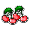 retro 777 cherries symbol