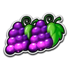 retro 777 grapes symbol