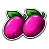 retro 777 plums symbol