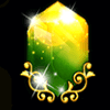 retro gems yellow symbol