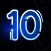 retro party 10 symbol