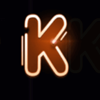 retro party k symbol