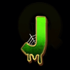 retro pumpkin j symbol