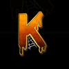 retro pumpkin k symbol