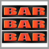 retro reels bar 3 symbol
