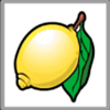 retro reels extreme heat lemon symbol
