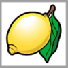 retro reels lemon symbol
