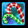 retro sweets candy cane symbol