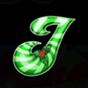 retro sweets j symbol