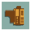 retromania camera film symbol