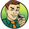 retropia man symbol