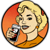 retropia woman symbol