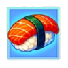 rice and riches hold and win sushi symbol