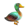 rich cluckin eggs duck symbol