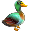 rich cluckin eggs ultimate duck symbol