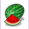 rich girl watermelon symbol