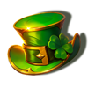 riches digger green hat symbol