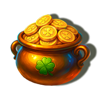 riches digger pot of gold symbol