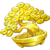 rings of prosperity bonsai symbol