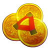 rising rockets emperor lucky coins symbol