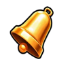 roaring coins bell symbol