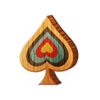 robin in the woods spade symbol