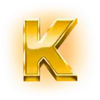 rocket eruption triple blast letter k symbol