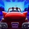 rocket frenzy drive in cinema symbol