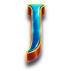 roman fortune gold letter j symbol