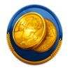 roman legion flaming link coins symbol