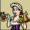 royal banquet waitress symbol