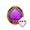 ruby joker dice spade symbol