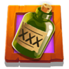 rusty and curly booze symbol