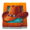 rusty and curly hat symbol