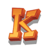 rusty and curly k symbol