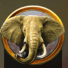 safari stampede elephant symbol