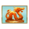 sakura fortune dragon statue symbol