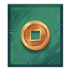 sakura fortune ii bronze coin symbol
