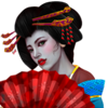 samurai warrior woman symbol