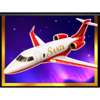 santa in vegas airplane symbol