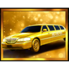 santa in vegas car gold symbol