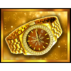santa in vegas watch gold symbol
