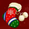 santa surprise sock symbol