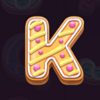 santas christmas gifts k symbol