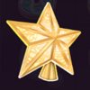 santas christmas gifts star symbol